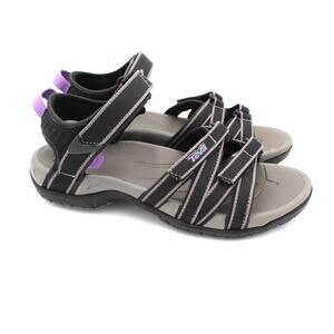 Teva Tirra Sandal Womens 6 Black Purple Outdoor Sport Water Hiking Comfort Shoe